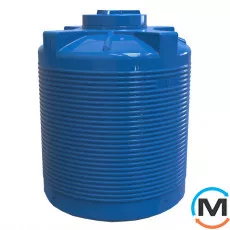 Ємність накопичувальна Євро Пласт харчова Стандартна Z Ø 1060*1320 2-ш. синя 1000 л. вертикальна, фото 