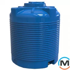 Ємність накопичувальна Євро Пласт харчова Стандартна Z Ø 850*1100 2-ш. синя 500 л. вертикальна, фото 