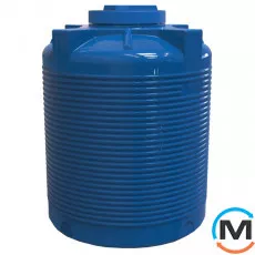 Ємність накопичувальна Євро Пласт харчова Стандартна Z Ø 980*1210 2-ш. синя 750 л. вертикальна, фото 