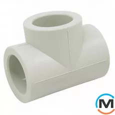 Тройник равносторонний ASG 40 ППР (Серый), Диаметр (мм): 40, фото 