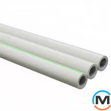 Труба ASG композит 40х5, 6 ППР (Сірий), Тип труби: Алюміній, Колір: Сірий, Призначення труб: Универсальная, Діаметр (мм): 40, фото 