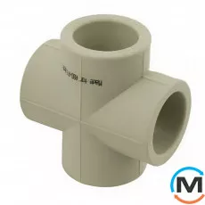 Крест ASG 20 ППР (Серый), Диаметр (мм): 20, фото 