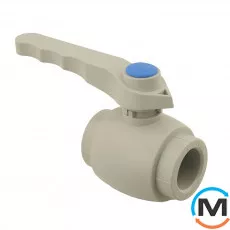 Кран кульовий ASG 20 ППР (Сірий), Діаметр (мм): 20, фото 