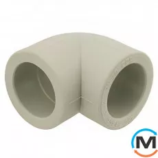 Колено ASG 90*х25 ППР (Серый), Диаметр (мм): 25, Угол: 90, фото 