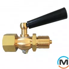 3-хiд. запірний кран для Манометра (муфта-штуцер) Tervix Pro Line M1 Valve PN 16, 1/2"х1/2", фото 