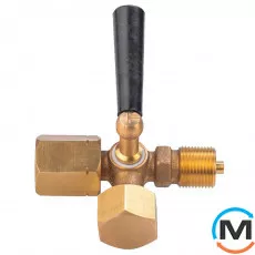 3-хiд. запірний кран для Манометра Tervix Pro Line M3 Valve PN 16, 1/2"х1/2", фото 