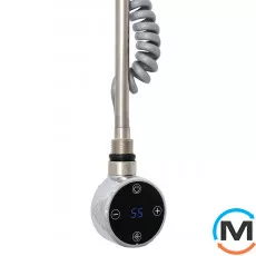 ТЕН для сушки для рушників ARTTIDESIGN ЧОРНИЙ/ХРОМ 600 ват, фото 