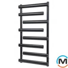 Дизайнерський сушка для рушників ARTTIDESIGN LION 8/900 чорний матовий, Колір: Чорний, фото 