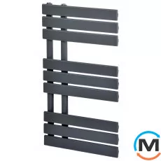 Дизайнерський сушка для рушників ARTTIDESIGN Antibes 9/820 сірий матовий, Колір: Сірий, Кількість секцій: 9, Висота (мм): 820, фото 