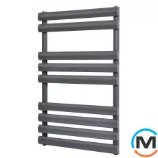 Дизайнерський сушка для рушників ARTTIDESIGN Miramar 9/820 сірий матовий, Колір: Сірий, Висота (мм): 820, Кількість секцій: 9, фото 