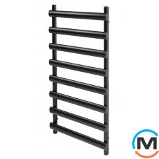 Дизайнерський сушки для рушників ARTTIDESIGN Menton 8/992 чорний матовий, Колір: Чорний, Висота (мм): 992, Кількість секцій: 8, фото 