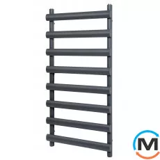 Дизайнерський сушка для рушників ARTTIDESIGN Menton 8/992 сірий матовий, Колір: Сірий, Висота (мм): 992, Кількість секцій: 8, фото 