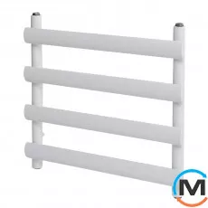 Дизайнерський сушка для рушників ARTTIDESIGN Menton 4/496 білий матовий, Колір: Білий, Висота (мм): 496, Кількість секцій: 4, фото 