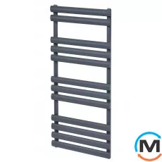 Дизайнерський сушка для рушників ARTTIDESIGN Miramar 12/1130 сірий матовий, Колір: Сірий, Висота (мм): 1130, Кількість секцій: 12, фото 