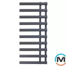 Дизайнерський сушка для рушників ARTTIDESIGN Nice 10/1140 сірий матовий, Колір: Сірий, фото 