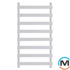 Дизайнерський сушка для рушників ARTTIDESIGN Contes 8/992 білий матовий, Колір: Білий, фото 