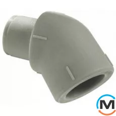 Поліпропіленове коліно 20 ВЗ 90 ° KAN ppr, Варіант: ВЗ, Діаметр (мм): 20, Кут: 90, Робочий тиск (бар): 10, фото 