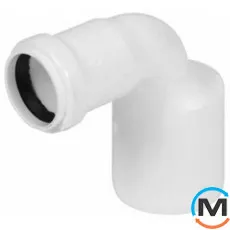 Коліно каналізаційне редукц. Magnaplast R 32/50, Варіант: Редукційне, Вид каналізації: Внутрішня, Тип каналізації: Проста, Градус (град.): 90, Діаметр (мм): 32, Матеріал: Поліпропілен PPR, фото 