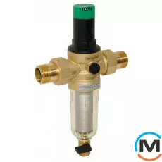 Самопромивний Фільтр Resideo (Honeywell) з редуктором 1/2", сітка 100 мкм. Тmax - 40, Діаметр різьблення: 1/2", Макс. Температура (град.): 40, фото 