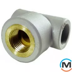 Полипропиленовый тройник 25 х 1/2 "В х 25 KAN ppr, фото 