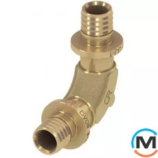 Куточок TECE що з'єднує закруглений 90°, 50х50мм, Варіант: Закруглений, Діаметр (мм): 50, Кут: 90, Робочий тиск (бар): 10, Матеріал: Латунь, фото 