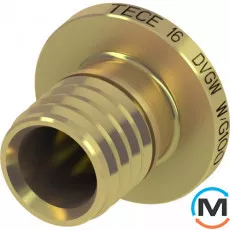 Заглушка TECE 14, Диаметр (мм): 14, Рабочее давление (бар): 10, Материал: Латунь, фото 