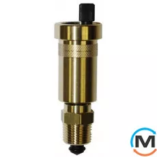 Автоматичний відвідник повітря Afriso 3/8" латунь + відсічний клапан 1/2", фото 