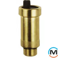 Автоматичний відвідник повітря Afriso 3/8" латунь, Діаметр різьблення: 3/8", Виконання: Прямий, Матеріал: Латунь, фото 