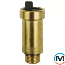 Автоматичний відвідник повітря Afriso 1/2" латунь, Діаметр різьблення: 1/2", Виконання: Прямий, Матеріал: Латунь, фото 