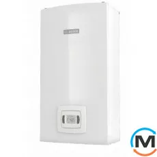 Газовий проточний водонагрівач Bosch Therm 4000 S WTD 15 AME, Тип розпалювання: Електронний, Теплова потужність (кВт): 25.4, Тип камери згоряння: Закрытая, Модифікація: Модулювана з датчиком тяги, Колір: Білий, Підведення труб: Нижня, Продуктивність (л/хв): 15, Спосіб встановлення: Настінний, Електроживлення: 220 V, фото 