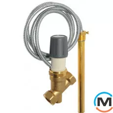 Клапан для защиты котла от перегрева Duco TSK Rp 3/4", датчик 1/2" 95°C, щуп 200мм, капилляр 1300мм, фото 