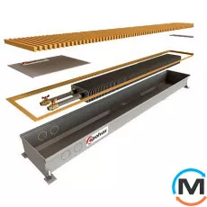 Внутрипольный конвектор Polvax KE.230.1500.90, Тип конвектора: Без вентилятора, Корпус конвектора: Нержавеющая сталь, Кол-во теплообменников: 1, Глубина (мм): 90, Ширина (мм): 230, Длина (мм): 1500, фото 