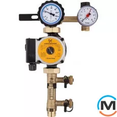 Насосна група Afriso 130-1 з насосом Grundfos UPM 3 Solar 25-75, фото 