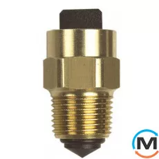 Відсічний клапан Afriso 3/8"x1/2", Діаметр різьблення: 1/2", Виконання: Прямий, Матеріал: Латунь, фото 