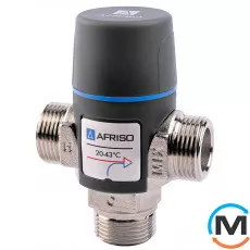 Afriso ATM563 G 1" DN 20 35-60°С kvs2,5 термостатичний змішувальний клапан, фото 