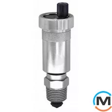 Автоматичний відвідник повітря Afriso 3/8" нікельована латунь + відсічний клапан 1/2", фото 