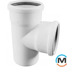 Трійник Rehau Raupiano Plus 160/160 87 °, Вид каналізації: Внутрішня, Тип каналізації: Безшумна, Градус (град.): 90, Модифікація: 160/160 87, Діаметр (мм): 160, Матеріал: Поліпропілен PPR, фото 