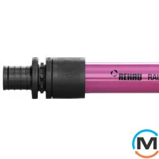 Труба для опалення Rehau Rautitan pink 20х2,8 мм, Тип труби: Проста, Призначення труб: Опалення, Діаметр (мм): 20, Робочий тиск (бар): 10, Матеріал: Пошитий поліетилен Pex-a, фото 