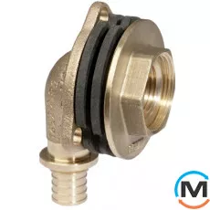 Куточок Rehau Rautitan для підключення змивного бачка 16 - RP 1/2x18, фото 