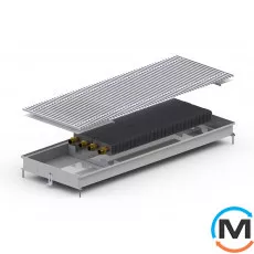 Внутрипольный конвектор Carrera C2.Inox.380.2000.65, Тип конвектора: Без вентилятора, Корпус конвектора: Нержавеющая сталь, Кол-во теплообменников: 2, Глубина (мм): 65, Ширина (мм): 380, Длина (мм): 2000, фото 