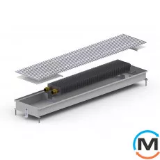 Внутрипольный конвектор Carrera C.Inox.230.1000.65, Тип конвектора: Без вентилятора, Корпус конвектора: Нержавеющая сталь, Кол-во теплообменников: 1, Глубина (мм): 65, Ширина (мм): 230, Длина (мм): 1000, фото 