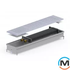 Внутрипольный конвектор Carrera C.Inox.230.1000.90, Тип конвектора: Без вентилятора, Корпус конвектора: Нержавеющая сталь, Кол-во теплообменников: 1, Глубина (мм): 90, Ширина (мм): 230, Длина (мм): 1000, фото 