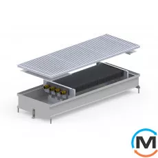 Внутрипольный конвектор Carrera S2.Inox.380.1500.120, Тип конвектора: Без вентилятора, Корпус конвектора: Нержавеющая сталь, Кол-во теплообменников: 2, Глубина (мм): 120, Ширина (мм): 380, Длина (мм): 1500, фото 