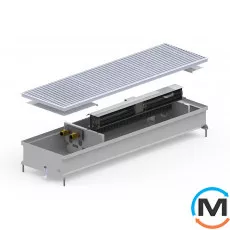 Внутрипольный конвектор Carrera SV.Inox.280.2000.120, Тип конвектора: С вентилятором, Корпус конвектора: Нержавеющая сталь, Кол-во теплообменников: 1, Глубина (мм): 120, Ширина (мм): 280, Длина (мм): 2000, фото 