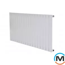 Горизонтальний дизайн радіатор ARTTIDESIGN Terni G 18/600/1062 білий матовий, Підключення радіатора: Нижнє, Виконання: Горизонтальний, Колір: Білий, Висота (мм): 600, Кількість секцій: 18, Довжина (мм): 1062, Глибина (мм): 99, Кількість рядів: 1, фото 