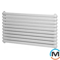 Горизонтальний дизайн радіатор ARTTIDESIGN Sora 10/600/1200 білий матовий, Виконання: Горизонтальний, Колір: Білий, Висота (мм): 600, Глибина (мм): 110, Довжина (мм): 1200, фото 