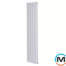 Дизайнерський радіатор вертикальний ARTTIDESIGN Livorno II 5/1800/340 білий матовий, Виконання: Вертикальний, Колір: Білий, Висота (мм): 1800, Глибина (мм): 103, Кількість секцій: 5, Довжина (мм): 340, Макс. Температура (град.): 90, фото 