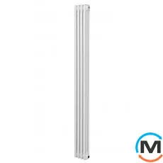 Вертикальний дизайнерський радіатор ARTTIDESIGN Bari III 4/1800/200 білий матовий, Колір: Білий, фото 