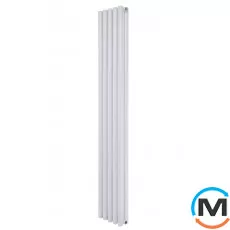 Вертикальний радіатор дизайнерський ARTTIDESIGN Matera II 5/1800/295/50 білий матовий, Колір: Білий, Кількість секцій: 5, Довжина (мм): 295, фото 