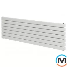 Горизонтальный дизайн радиатор ARTTIDESIGN Livorno II G 7/476/1800 белый матовый, Подключение радиатора: Нижнее, Исполнение: Горизонтальный, Цвет: Белый, Высота (мм): 476, Кол-во секций: 7, Длина (мм): 1800, Глубина (мм): 103, Количество рядов: 2, фото 